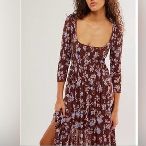 Free People Floral Midi